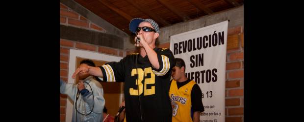 También mataron a Chelo | Cortesía Daniel Gómez | En primer plano, MC-Chelo, el que pregonaba la paz, la revolución sin muertos y que sin embargo terminó sus días abaleado en una calle de Medellín. El movimiento hip hop está triste y con temor.