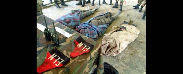 Duro golpe al Eln: 14 bajas | Archivo | Según información de inteligencia del Ejército Nacional, el frente Héroes y Mártires de Tarazá, del Eln, estaba compuesto por 60 guerrilleros divididos en 2 grupos, uno de ellos al mando de alias "Éver", abatido el miércoles.