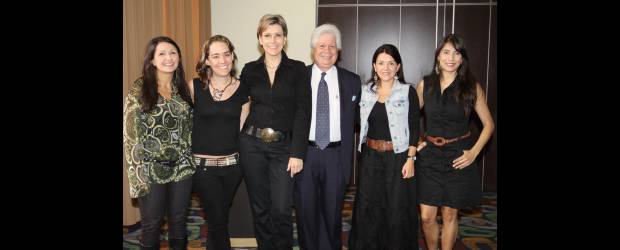 Juanes cenará en el Inter | Robinson Sáenz | De izquierda a derecha, Marcela Toro, Mónica Cock, Delia Jaramillo, Tony Ruiz y Natalia Ortiz, durante el lanzamiento de la cena en el Hotel Inter.