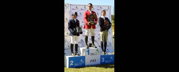 Ecuestre entrega campeón mundial | Cortesía Fedecuestre | En Guatemala, Santiago Díaz hizo sonar duro el himno de Colombia.