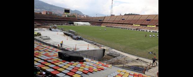 El trofeo del Mundial sub20 irá a los barrios | Julio César Herrera | La obras en el Atanasio Girardot retomaron su marcha y van en un 67 por ciento, anunció el Comité Organizador del Mundial sub20, sede Medellín.