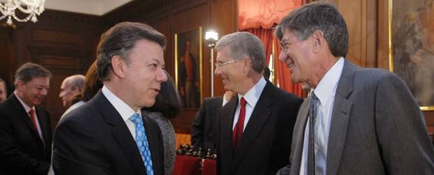Presidente Santos anunció el inicio de una nueva relación con E.U. | Cortesía Presidencia de la República | La reunión con subsecretario de Estado de los Estados Unidos, James Steinberg, se realizó en Casa de Nariño.