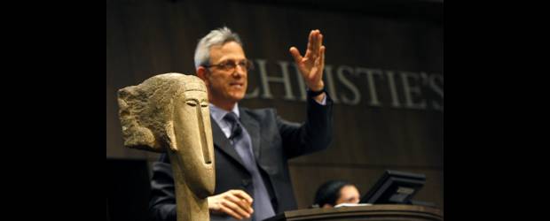 Escultura de Modigliani fue subastada por 43,185 millones de euros | AP | La escultura Tête fue una de las pocas obras escultóricas que realizó Amadeo Modigliani.