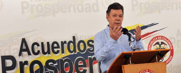 Economía colombiana debe protegerse de dificultades de los mercados internacionales: Santos | Cortesía Presidencia | El presidente de la República, Juan Manuel Santos, dijo que hay que reducir a mínimo los riesgos en la economía nacional.