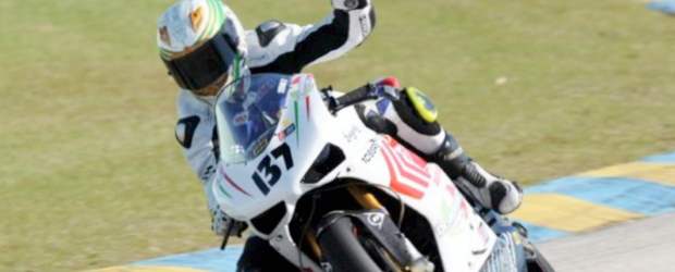 Al paisa Steffano Mesa le hacen guiños | Cortesía Steffano Mesa | Steffano Mesa lleva dos años y medio probando en las pistas de Estados Unidos. Ahora, y gracias al patrocinio de Leonisa, se ha lanzado al campeonato AMA y su gran ilusión es poder estar en el Mundial de motociclismo. El deportista antioqueño va más allá al decir que "mi objetivo es el motoGP".