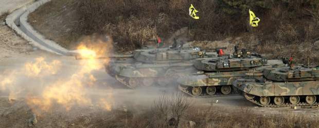 Corea del Sur le mostró su fuerza a Corea del Norte con nuevas maniobras | Reuters | Cerca de 800 soldados del Ejército y las Fuerzas Aéreas participaron en las maniobras.