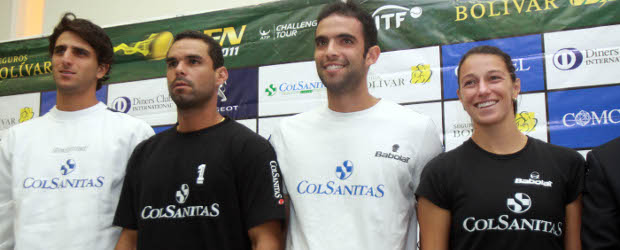 Juan Sebastián Cabal ha pensado jugar sólo dobles | Colprensa | Robert Farah, Alejandro Falla, Juan Sebastián Cabal y Mariana Duque, cuatro de los colombianos que estarán en el Seguros Bolívar Open.