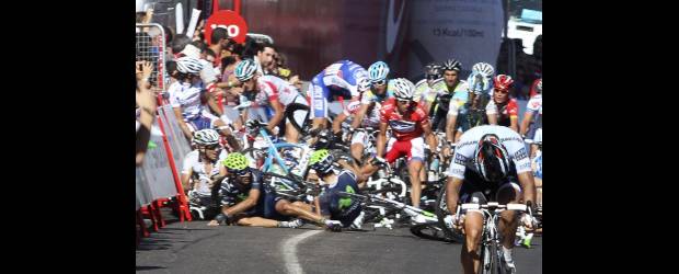 Sky le hizo inducción a Sergio Luis en Colorado | Miguel Vidal, Reuters-talavera De La Reina, España | Hasta el líder Sylvain Chavanel (Cofidis) estuvo en la caída de la séptima etapa de la Vuelta a España ganada por Marcel Kittel (Skil). Fabio Duarte es 35°.