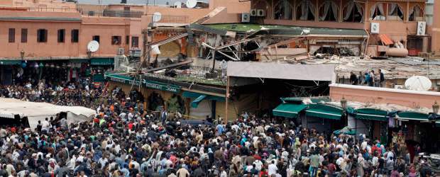 Nueve extranjeros entre los 18 muertos en atentado en Marruecos | Reuters | La plaza de Yemá el Fna fue declarada patrimonio cultural de la humanidad por la Unesco en el 2001.
