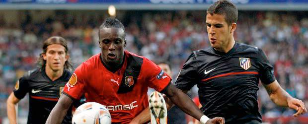 Duelo entre Falcao, Perea y Montaño finalizó empatado | Reuters | Víctor Hugo Montaño, centro, anotó el tanto del equipo francés.