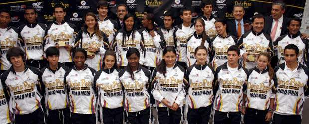 Colombia celebra sus 19 títulos mundiales | Colprensa | La nómina que alcanzó en Yeosu el título de campeones del mundo.