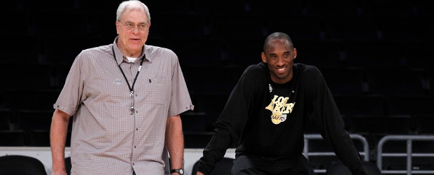 Lakers y Celtics buscan dejar su marca en la historia | Reuters | El técnico de los Lakers Phil Jackson y la estrella del equipo de Los Ángeles, Kobe Bryant, charlan horas previas al arranque de la final de la NBA ante los Celtics este jueves al mejor de siete partidos.