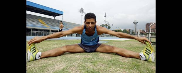 Elkin y una cita pendiente | Jaime Pérez | Elkin Serna Moreno cerró ayer su preparación en la pista del estadio Alfonso Galvis. Hoy emprende un largo viaje que lo llevará a Nueva Zelanda, donde competirá en el Mundial de atletismo IPC.
