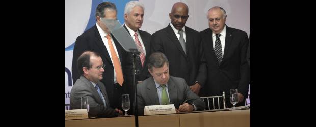 Colombia reafirmó libertad de prensa | Colprensa | Juan Manuel Santos reconfirmó el compromiso con la prensa libre.