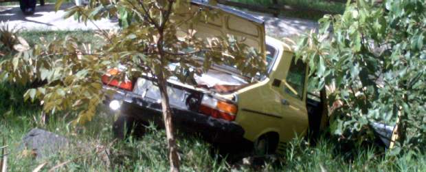 Carro clavado en parque | Ana Cecilia Ochoa Mejía