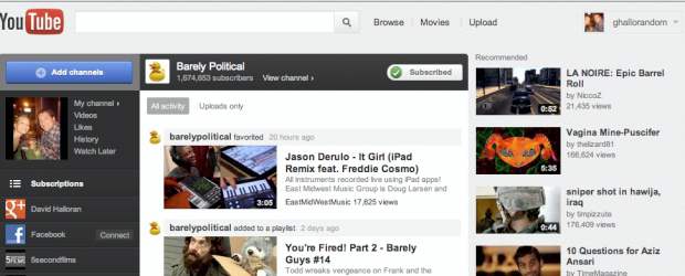 Rediseño de YouTube es más "limpio y sencillo" | AP | El portal de videos número uno de internet cambió para facilitar la búsqueda de videos y la suscripción a canales temáticos, además de potenciar su carácter social y ofrecer más opciones de personalización.