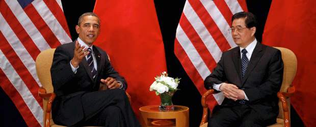 Comenzó el G20 en Seúl sin acuerdo sobre la guerra de divisas | Reuters | Barack Obama, presidente de Estados Unidos y Hu Jintao, presidente de China, según Forbes los dos hombres más poderosos del mundo.