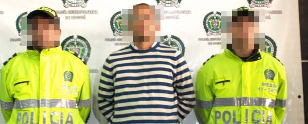 Capturado alias "Diego", presunto extorsionista de las Farc | Cortesía Policía | Alias "Diego" llevaría 10 años con las Farc.