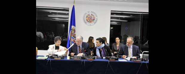 Magistrados tienen una alta seguridad | Juan Manuel Herrera , Washington, E.U | Los miembros de la Comisión Interamericana de Derechos Humanos escucharon el jueves a algunos magistrados colombianos, sobre los que habían ordenado medidas especiales de protección.