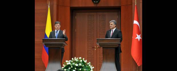 Negocios con Turquía no tendrán visa | Cortesía, Presidencia | Los mandatarios de Colombia, Juan Manuel Santos, y de Turquía, Abdullah Güll, indicaron ayer que el Tratado de Libre Comercio entre ambas naciones ayudará a que las relaciones económicas y comerciales se fortalezcan.