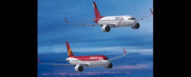 Avianca Taca compra 51 aviones | Archivo | Así se verán en el aire los nuevos aviones Airbus 320 para las compañías Avianca, Taca y Aerogal. El acuerdo con el fabricante se había definido en junio de 2011, en París, y el negocio fue firmado ayer. La inversión, mediante sistemas de leasing y otros mecanismos, superará los 4.770 millones de dólares.