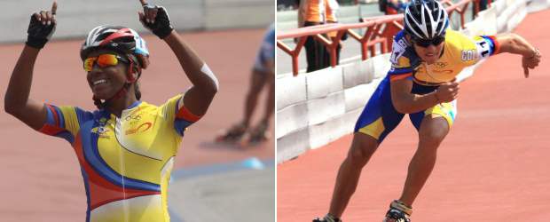Patinaje colombiano consigue tres nuevos oros | Cortesía | Puello y Causil se bañaron en oro otra vez este jueves en Guadalajara.