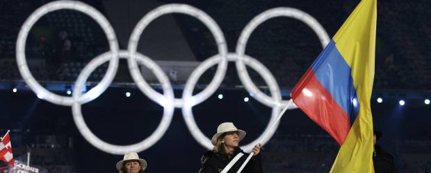 Reuters | La única deportista colombiana en los Olímpicos de Invierno se hizo presente en la inauguración.