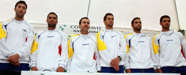 La duda se mantiene en la pareja de dobles | Colprensa | En la Plaza de Toros de La Santamaría se realizó este lunes en la mañana la rueda de prensa del equipo de tenis de la selección Colombia que jugara la Copa Davis.