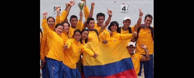 Colombia se gozó la fiesta que montó Brasil | Manuel Saldarriaga-Guatapé | Los integrantes del canotaje también festejaron el título de Colombia en Juegos Suramericanos. La antioqueña Tatiana Muñoz, fue la encargada de conseguir el único oro en esta disciplina.