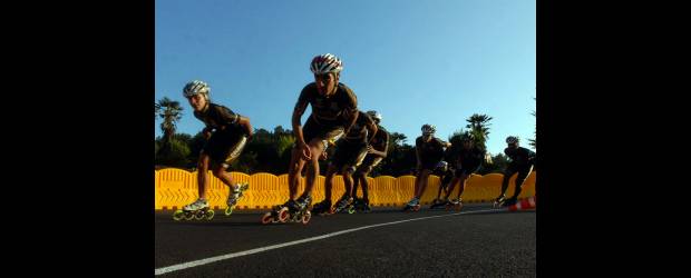 Patinaje: extraña jornada pasada sin oros | Luis Ramírez, Colpressphoto-corea Del Sur | El combinado nacional durante el entrenamiento de ayer previo al día de descanso. La jornada del Mundial regresa hoy a la competencia en Corea del Sur.