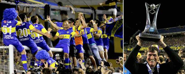 Boca, nuevo campeón en Argentina | AP y Reuters | Dos goles de Darío Cvitanich en el primer tiempo y otro de Diego Rivero en el complemento le dieron el triunfo en casa a Boca.
