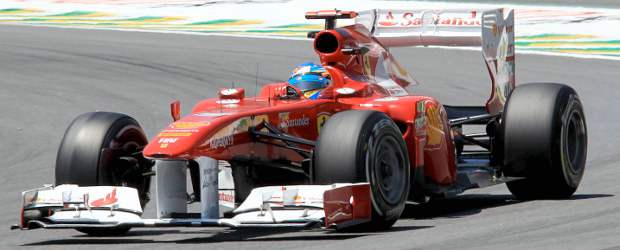Alonso confía en que la pista mojada pueda favorecer estrategia de Ferrari | Reuters | Alonso terminó sexto en el primer entrenamiento libre de este viernes.