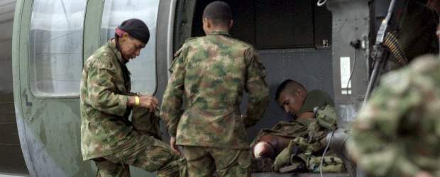 Guerrilla mató a 2 soldados en el Norte | Archivo | Los dos soldados muertos fueron transportados vía aérea a Medellín.