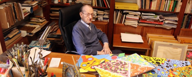 Leonel Estrada: el Midas del arte antioqueño | Julio César Herrera | Leonel es creador del abstraccionismo autogenerativo. Con este método acaba de pintar 100 cuadros. Los expondrá en escuelas para invitar a los niños a acercarse a las artes.