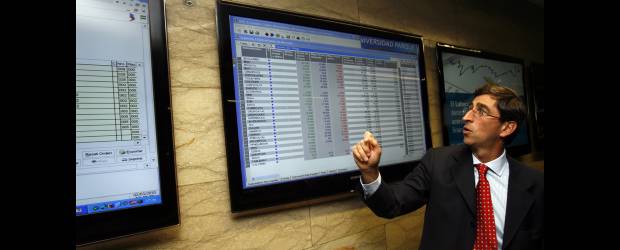 La Bolsa se acerca a los estudiantes en Eafit | Cortesía | El presidente de la Bolsa de Valores, Juan Pablo Córdoba, destacó el laboratorio financiero de Eafit, que cuenta con toda la tecnología del caso.