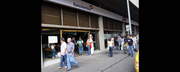 Van al alza los títulos de la banca | Archivo | La acción de Bancolombia subió un 0,23 por ciento en la jornada de ayer.