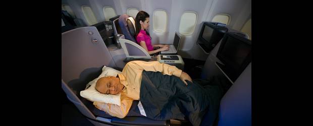 Continental estrena camas en Premium | Cortesía | Los pasajeros de primera clase de Continental, en vuelos internacionales de largo recorrido podrán dormir ahora como angelitos mientras viajan.