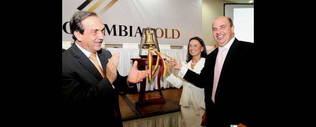 Zandor opera minas de la Frontino Gold | Juan Antonio Sánchez | El Gobernador de Antioquia, Luis Alfredo Ramos, la presidenta de Gran Colombia Gold, María Consuelo Araújo y el gerente de Medoro en Colombia, Juan Manuel Peláez, participaron en el acto de entrega de la Frontino Gold Mines.