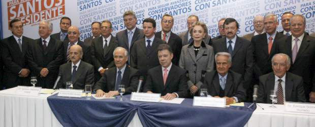 Las adhesiones, nueva realidad política | Carlos Andrés Torres, Colprensa | El Partido Conservador ha sido un aliado del presidente Uribe y por eso muchos dirigentes de esa colectividad se fueron para la campaña de Juan Manuel Santos, pues consideran que él puede continuar con las políticas actuales.