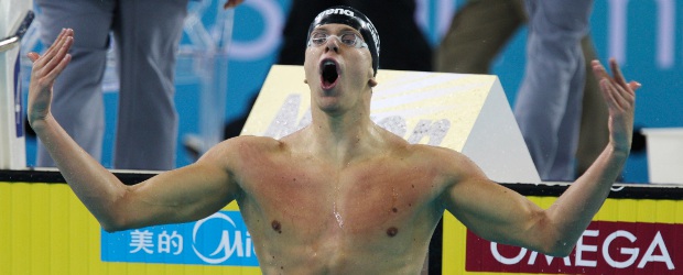 César Cielo fue el rey en los 50 metros libre | Reuters | Cielo mejoró el tiempo realizado en la clasificación 20.61 con el que ya había batido el récord de los campeonatos y el suramericano.
