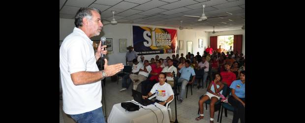 Voto Caribe para autonomía costeña | Cortesía www.regióncaribe.org | El pasado fin de semana, el gobernador del Atlántico, Eduardo Verano De la Rosa, presentó a los habitantes de Carmen de Bolívar, los objetivos de la Consulta Caribe que se hará el próximo 14 de marzo.