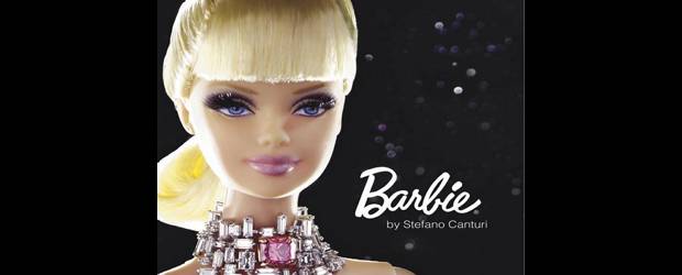 Esta barbie cuesta 302.500 dólares | Tomada De www.rpp.com.pe | Un collar, diseñado por Stefano Canturi adorna a esta carísima muñeca.