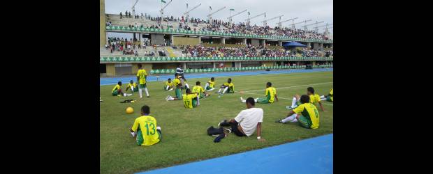 Traído del Niño Dios en Turbo fue un estadio | Jaime Herrera Correa-Turbo | Urabá quedó desde ayer con un estadio apto, ya que su cancha es de 100x60 metros, para soñar con un equipo de la Primera B. Ese es el objetivo en Turbo.