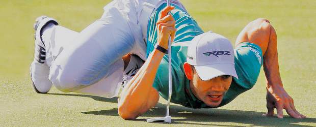 Camilo aprovecha el palo en la barriga | Chris Carlson-ap, La Quinta-estados Unidos | Hace un año, Camilo Villegas probó el belly putter durante la práctica, en un torneo en Nueva Orleans. Ahora lo utiliza en pleno torneo, el Humana Challenge, con muy buenos resultados.