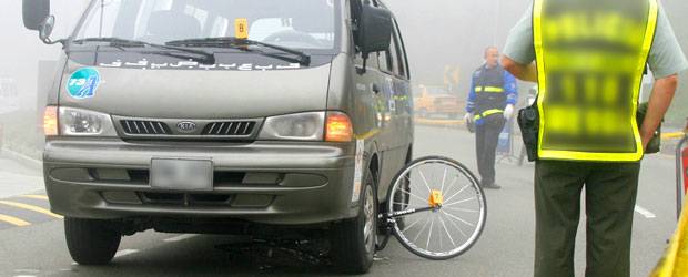 Arrollado ciclista en Las Palmas | Esteban Vanegas | Juan Carlos Gaviria Gómez murió a tan sólo dos cuadras de su casa.