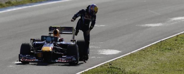 Mark Webber, piloto de Red Bull | Reuters | Superado un pequeño problema mecánico a mediodía que obligó a mostrar bandera roja, Webber marcó, a primera hora de la tarde, no solo el mejor tiempo de día (1:19.299) sino también el de toda la semana.