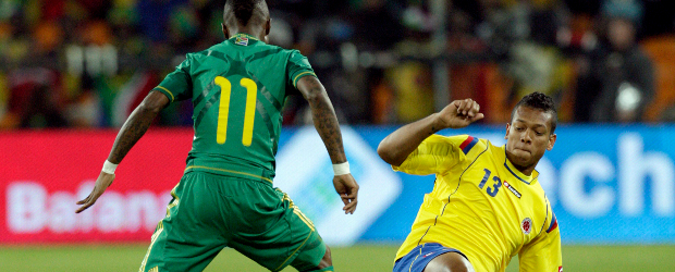 Colombia fue víctima de robo y Guarín no estará ante Nigeria | AP | El volante Fredy Guarín no estará ante Nigeria.