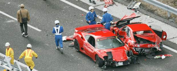 Ferraris, Mercedes y un Lamborghini protagonizaron costoso choque múltiple | Reuters