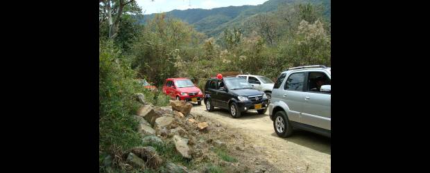 Zotye ya tiene su propio club | | Los Zotye de Cinascar Poblado se aventuraron en terrenos agrestes.
