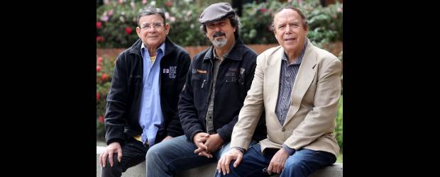 Ya van 15 años de serenatas | Manuel Saldarriaga | Raúl Puente, Bebo Cárdenas y Gilberto Puente, los integrantes de Los Tres Reyes, uno de los históricos tríos que aún están en escena.